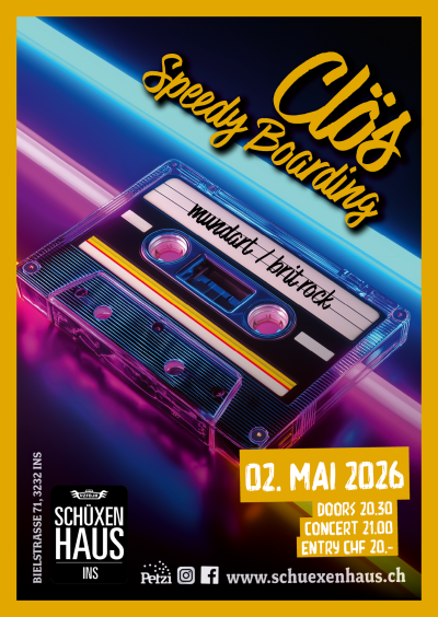 Clös & Speedy Boarding / mundart / brit rock Clös & Speedy Boarding / mundart / brit rock